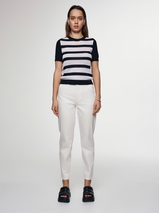 CONTE CON-619 Джинсы mom fit с высокой посадкой