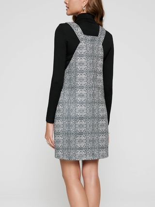 CONTE LSF 1055 Сарафан из искусственной замши со змеиным принтом