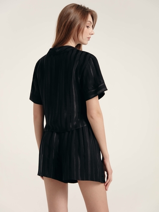 CONTE MOONLIGHT LHW 1707 Укороченная домашняя блуза из вискозы