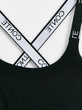 CONTE BLACK&WHITE LBT 2248 Боди с перекрестными бретелями из премиального бамбука