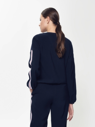 CONTE LBL 931 Блузка с трендовыми лампасами