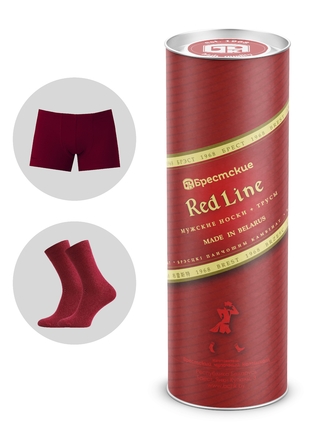 БРЕСТСКИЕ 4103 КОМПЛЕКТ (ТРУСЫ И НОСКИ) (в тубусе)