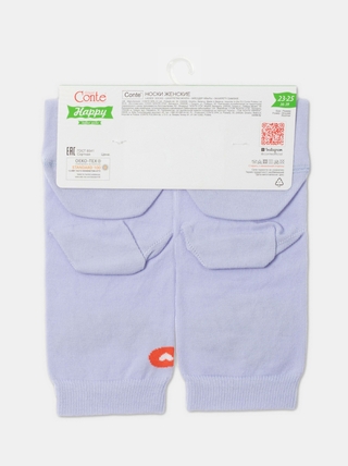 CONTE HAPPY Хлопковые носки с рисунками "Oh mon chéri"