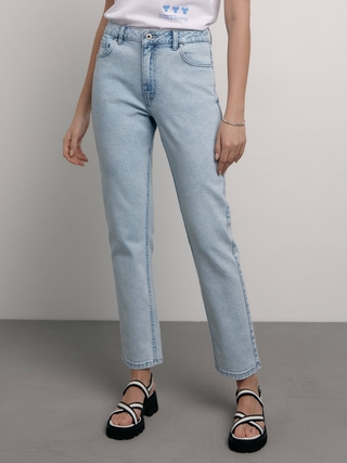 CONTE CON-540 Джинсы straight оксидной варки с высокой посадкой