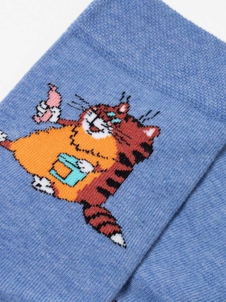 БРЕСТСКИЕ НОСКИ МУЖСКИЕ 2155 СМФ "Попугай Кеша" (средней длины)