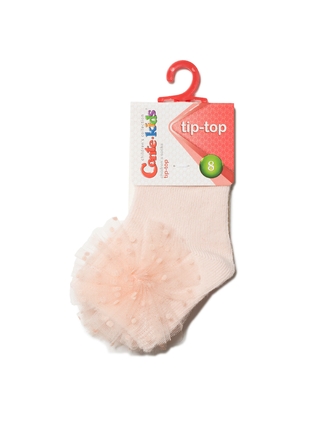 Conte-kids Tip-Top Хлопковые носки с декоративным бантом из фатина