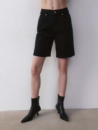 CONTE CON-642 Джинсовые шорты с высокой посадкой