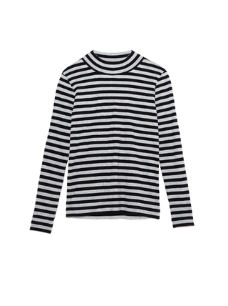 CONTE LD 1037 Водолазка в полоску из вискозы премиального качества женская