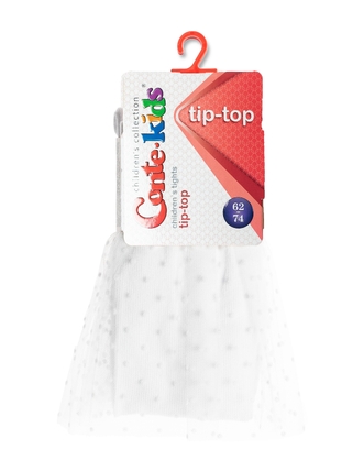 CONTE TIP-TOP Хлопковые колготки с декоративной юбочкой из фатина