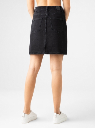 CONTE CON-304 Джинсовая юбка А-силуэта на пуговицах