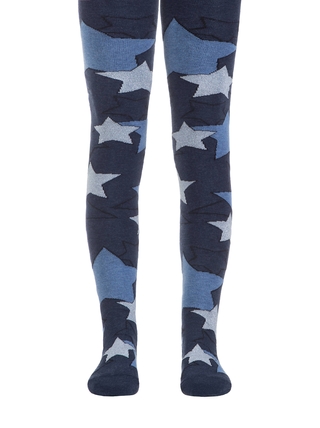 Conte-kids TIP-TOP Хлопковые колготки с люрексом