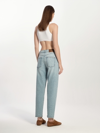 CONTE CON-730 Джинсы mom с легким эффектом потёртостей и разрушений