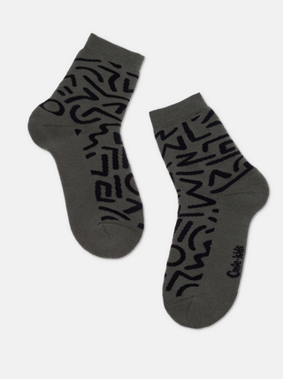 CONTE-KIDS SOF-TIKI Носки детские махровые "Hieroglyphs"
