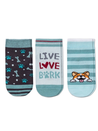 CONTE-KIDS TIP-TOP (3 пары) Хлопковые носки 