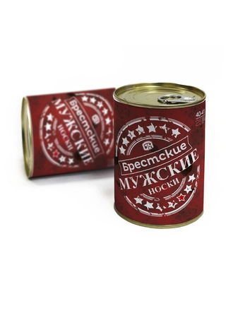 Брестские НОСКИ МУЖСКИЕ В БАНКЕ CLASSIC 2122В