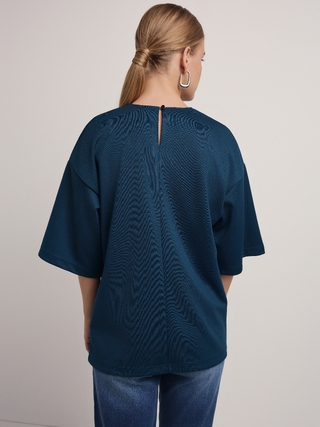 CONTE LD 2806 Удлиненная футболка из костюмного полотна