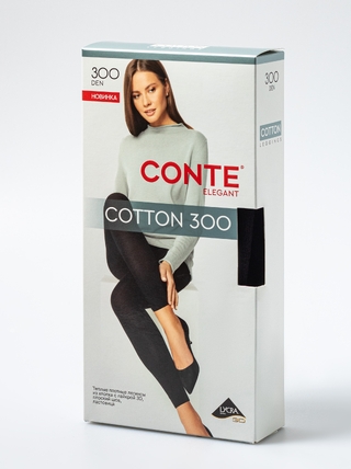 CONTE Теплые легинсы из хлопка COTTON 300