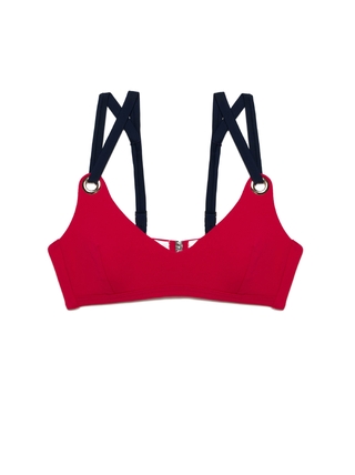 ESLI Купальный бюстгальтер с люверсами и широкими тесьмами LATINA