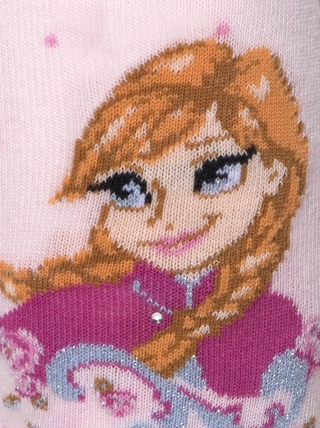 Conte-kids ©Disney Frozen Хлопковые колготки с люрексом, стразами и рисунками героев 