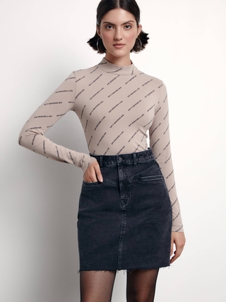 CONTE LBD 1776 Боди из хлопка с воротником-стойкой и рисунками "Moon"