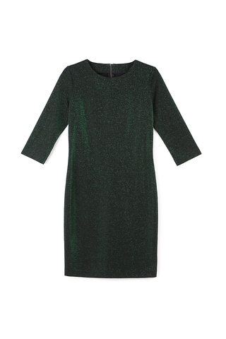 CONTE LPL 854 Ультрамодное платье-футляр с металлическим блеском