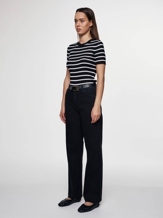 CONTE CON-621 Джинсы прямого кроя из eco-friendly денима с необработанным краем