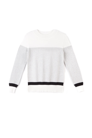 CONTE LDK 035 Экстрамягкий фактурный джемпер с металлическим блеском