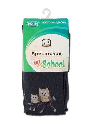 БРЕСТСКИЕ КОЛГОТКИ ДЕТСКИЕ 3280 SCHOOL (с рисунком)