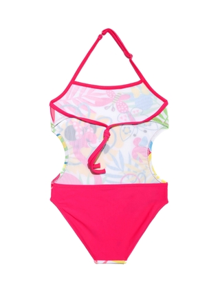 ESLI Яркий слитный купальник FLAMINGO