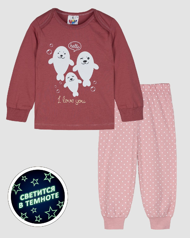 Пижама для девочки (джемпер+брюки) Пижама для девочки (джемпер+брюки)