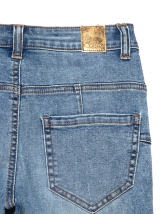 CONTE CON-240 Моделирующие eco-friendly джинсы skinny с высокой посадкой