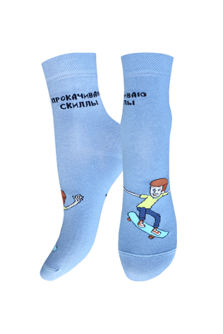 БРЕСТСКИЕ НОСКИ ДЕТСКИЕ 3052 СМФ "Простоквашино" (средней длины)