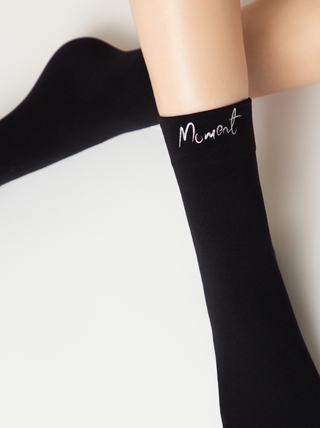 CONTE FANTASY Матовые носки с сияющей термоаппликацией Moment