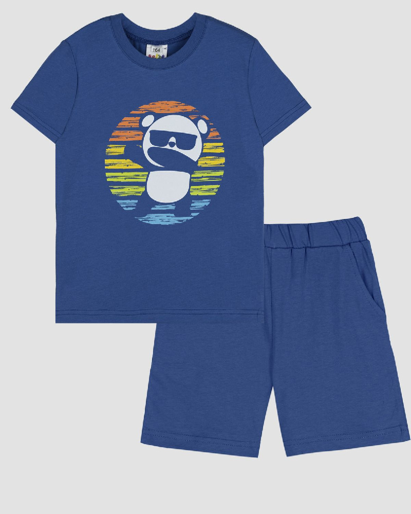 Пижама для мальчика (футболка+шорты) Пижама для мальчика (футболка+шорты)