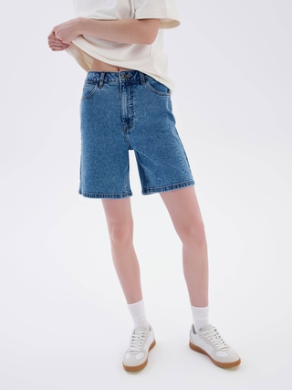 CONTE CON-643 Джинсовые шорты с высокой посадкой