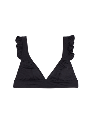 CONTE VIBES BLACK Лиф с мягкими чашками и воланами