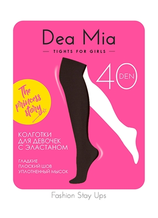 DEA MIA ДЛЯ ДЕВОЧЕК С ЭЛАСТАНОМ 40 (ПА плотные)