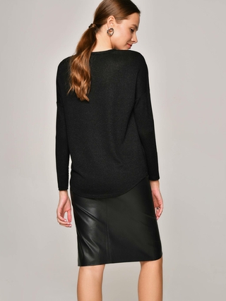 CONTE LD 1150 Джемпер из вискозы со спущенной линией плеча женский