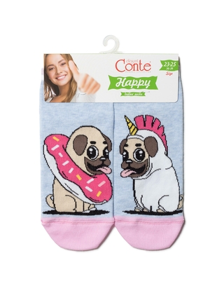 CONTE HAPPY Короткие хлопковые носки