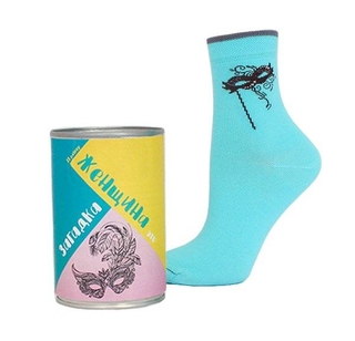 Брестские Носки женские В БАНКЕ 1104В CLASSIC (средней длины)