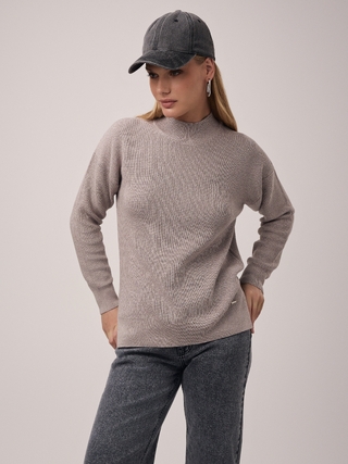 CONTE Джемпер прямого силуэта с невысокими разрезами по бокам LDK 2388