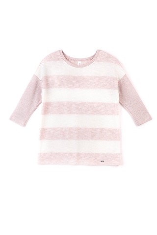 CONTE LD 832-1 Удлиненный джемпер в широкую полоску