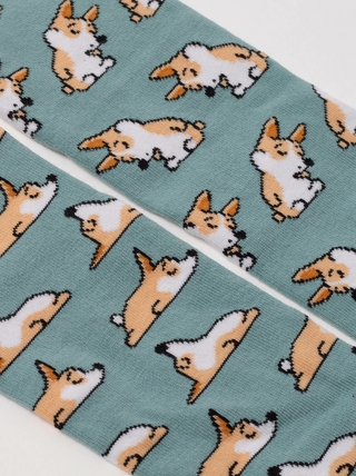 CONTE HAPPY Хлопковые носки с рисунками "corgi"