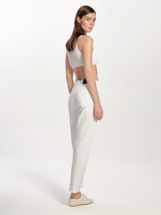 CONTE CON-723 Белые джинсы slim из eco-friendly денима