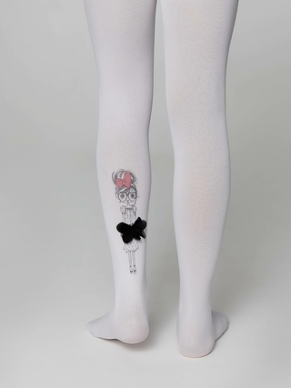 CONTE PRETTY Колготки из микрофибры с рисунком и декором 