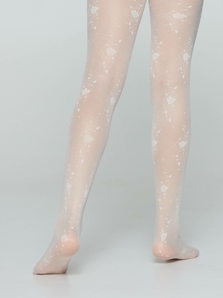 CONTE SOFIA Тонкие эластичные колготки с цветочным рисунком 
