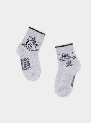 БРЕСТСКИЕ НОСКИ ДЕТСКИЕ 3053 СМФ "Попугай Кеша" (средней длины)