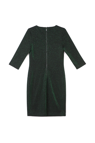 CONTE LPL 854 Ультрамодное платье-футляр с металлическим блеском