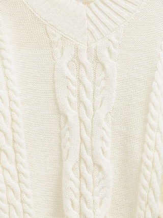 CONTE LDK 241 Фактурный джемпер с V-образной горловиной