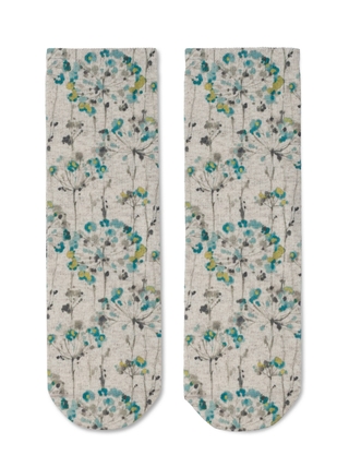 CONTE FANTASY Носки с принтом из смесовой пряжи с хлопком и льном